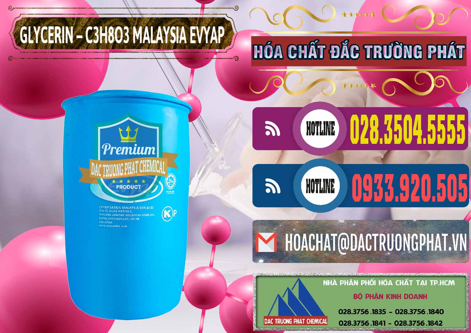 Bán ( phân phối ) Glycerin – C3H8O3 Malaysia Evyap - 0066 - Nơi chuyên kinh doanh - phân phối hóa chất tại TP.HCM - muabanhoachat.com.vn