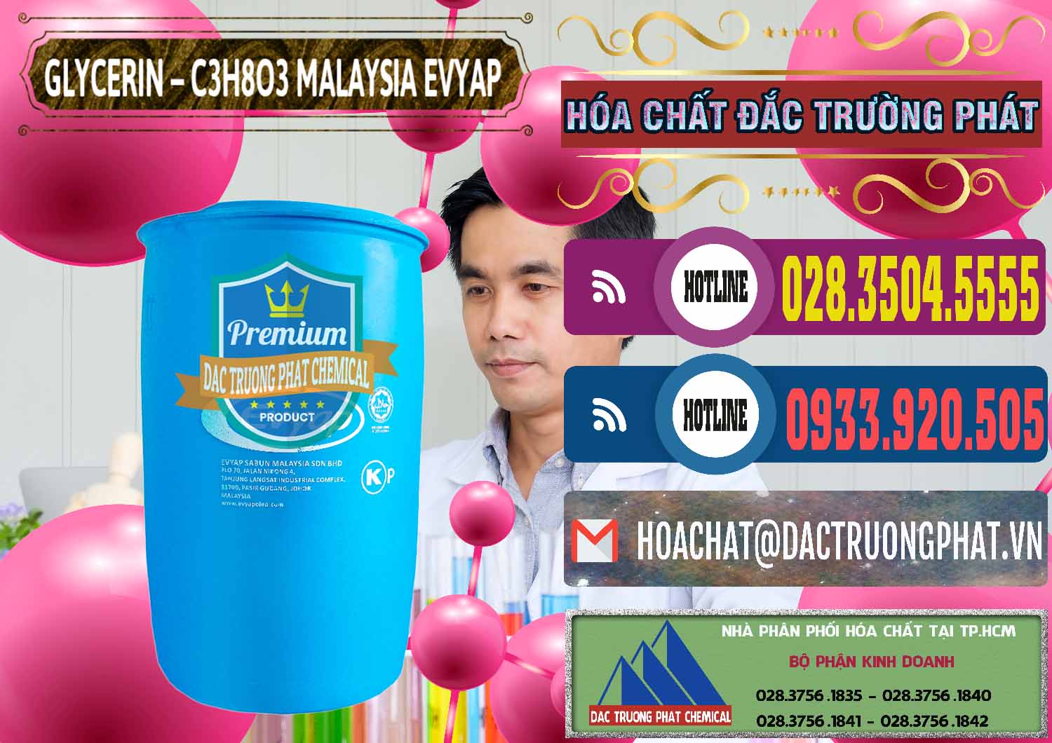Nhà bán hàng « kinh doanh Glycerin Lỏng - Glycerol Malaysia Evyap tại Trà Vinh Chuyên kinh doanh - bán Glycerin – C3H8O3 Malaysia Evyap - 0066 - Nơi bán & cung cấp hóa chất tại TP.HCM - muabanhoachat.com.vn