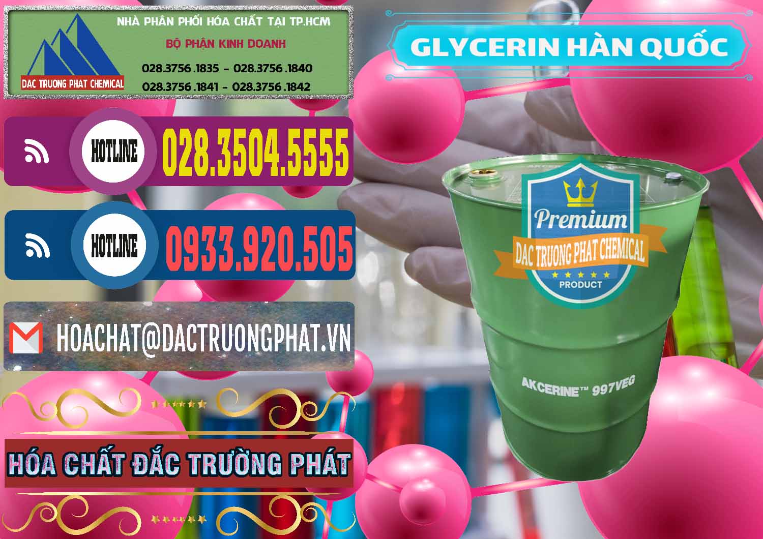 Nơi bán & cung ứng Glycerin – C3H8O3 Hàn Quốc Korea - 0403 - Cty chuyên cung cấp & kinh doanh hóa chất tại TP.HCM - muabanhoachat.com.vn