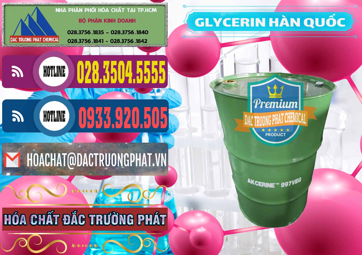 Nhà cung ứng - bán Glycerin – C3H8O3 Hàn Quốc Korea - 0403 - Đơn vị chuyên nhập khẩu - cung cấp hóa chất tại TP.HCM - muabanhoachat.com.vn