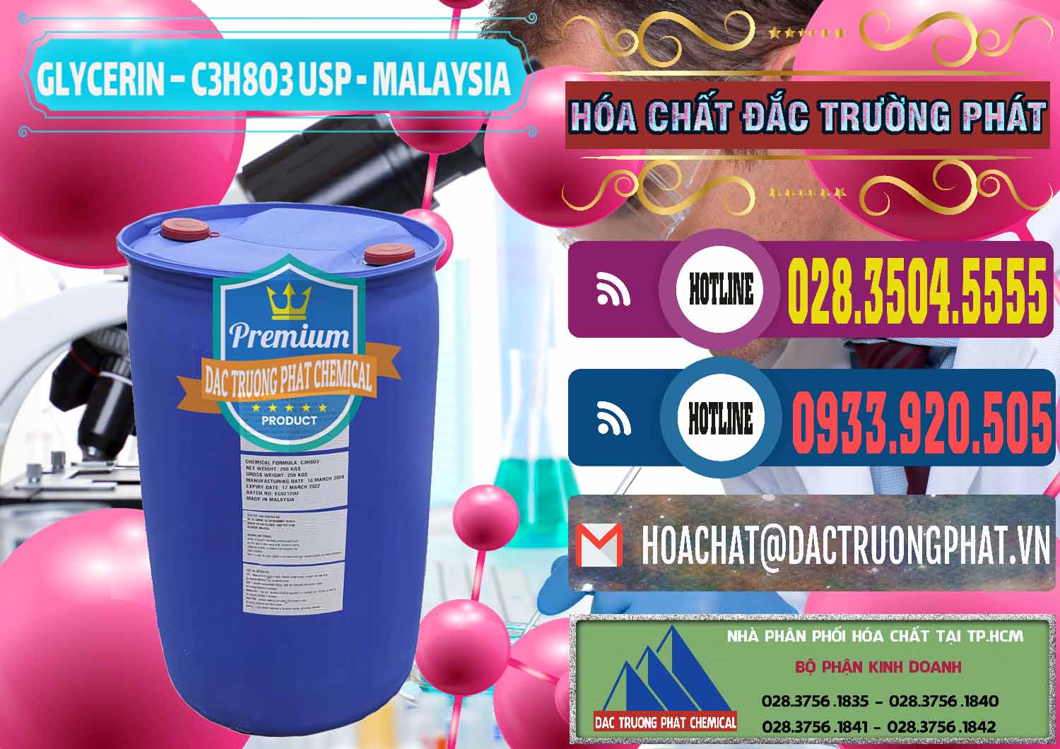 Chuyên kinh doanh _ bán Glycerin – C3H8O3 USP Malaysia - 0233 - Cty nhập khẩu ( cung cấp ) hóa chất tại TP.HCM - muabanhoachat.com.vn
