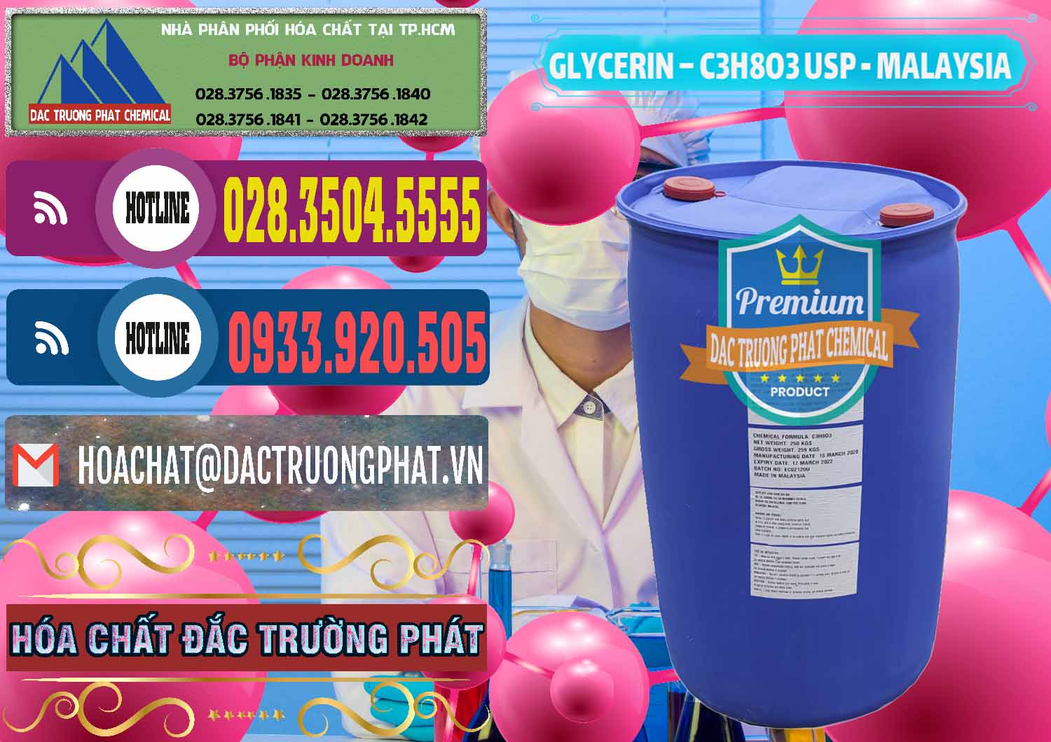 Chuyên kinh doanh và bán Glycerin – C3H8O3 USP Malaysia - 0233 - Đơn vị chuyên cung cấp _ bán hóa chất tại TP.HCM - muabanhoachat.com.vn