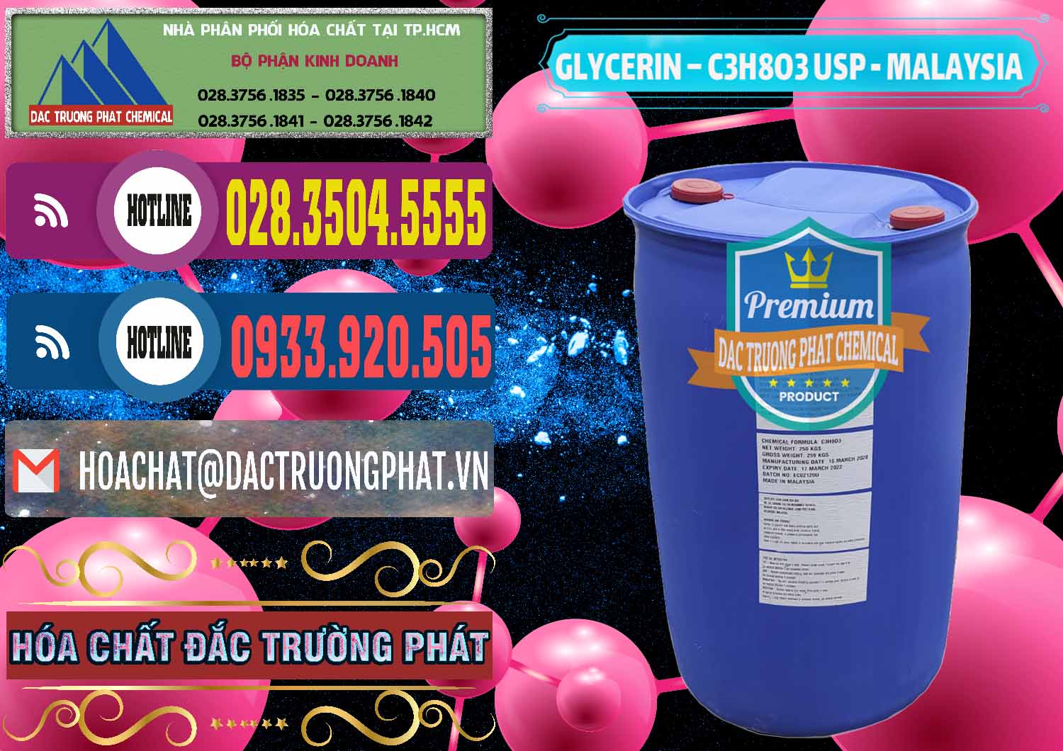 Công ty chuyên bán - cung ứng Glycerin – C3H8O3 USP Malaysia - 0233 - Chuyên phân phối ( kinh doanh ) hóa chất tại TP.HCM - muabanhoachat.com.vn
