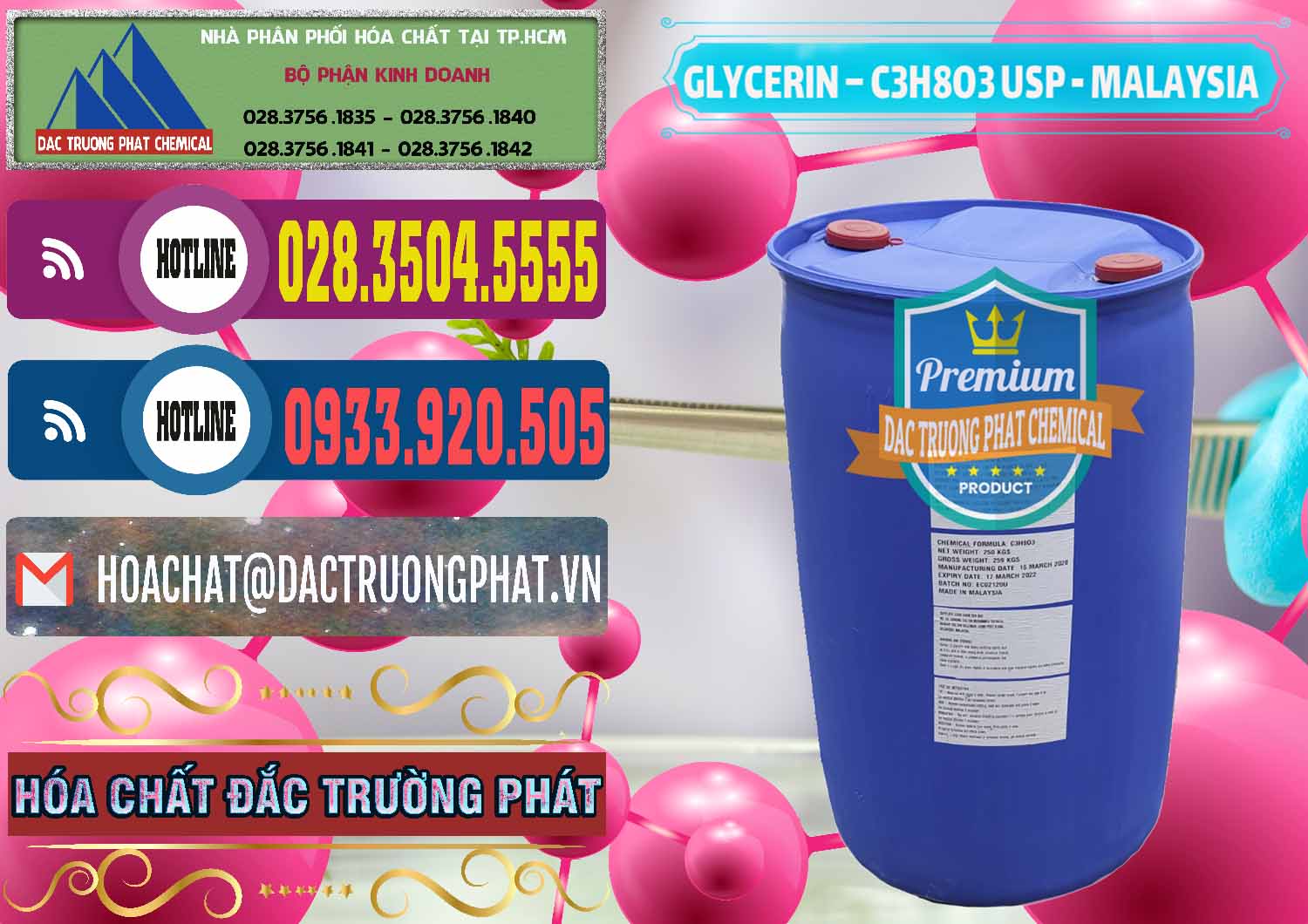 Nơi chuyên bán & cung cấp Glycerin – C3H8O3 USP Malaysia - 0233 - Phân phối và cung ứng hóa chất tại TP.HCM - muabanhoachat.com.vn
