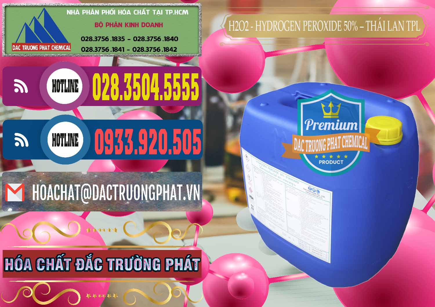 Địa chỉ chuyên cung cấp « bán Liquid Hydro Peroxit > Oxy Già 50% TPL Thái Lan Thailand tại An Giang Cty chuyên phân phối & bán H2O2 - Hydrogen Peroxide 50% Thái Lan TPL - 0076 - Chuyên phân phối _ cung ứng hóa chất tại TP.HCM - muabanhoachat.com.vn
