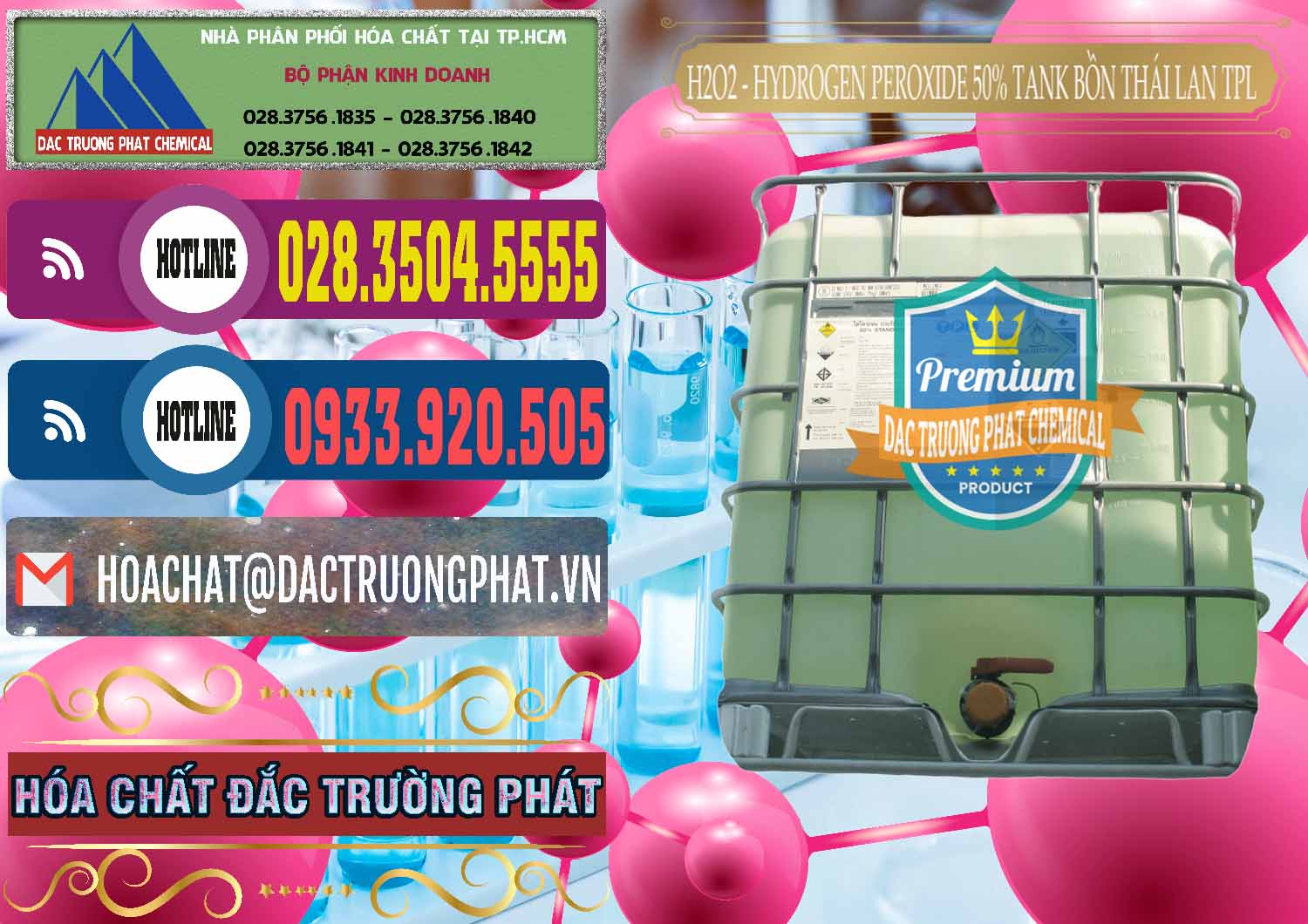 Cty bán / thương mại hóa chất Oxy Già Liquid > Hydrogen Peroxide 50% Tank IBC Bồn Thái Lan TPL Nơi phân phối và bán H2O2 - Hydrogen Peroxide 50% Tank IBC Bồn Thái Lan TPL - 0073 - Nhà phân phối và cung ứng hóa chất tại TP.HCM - muabanhoachat.com.vn