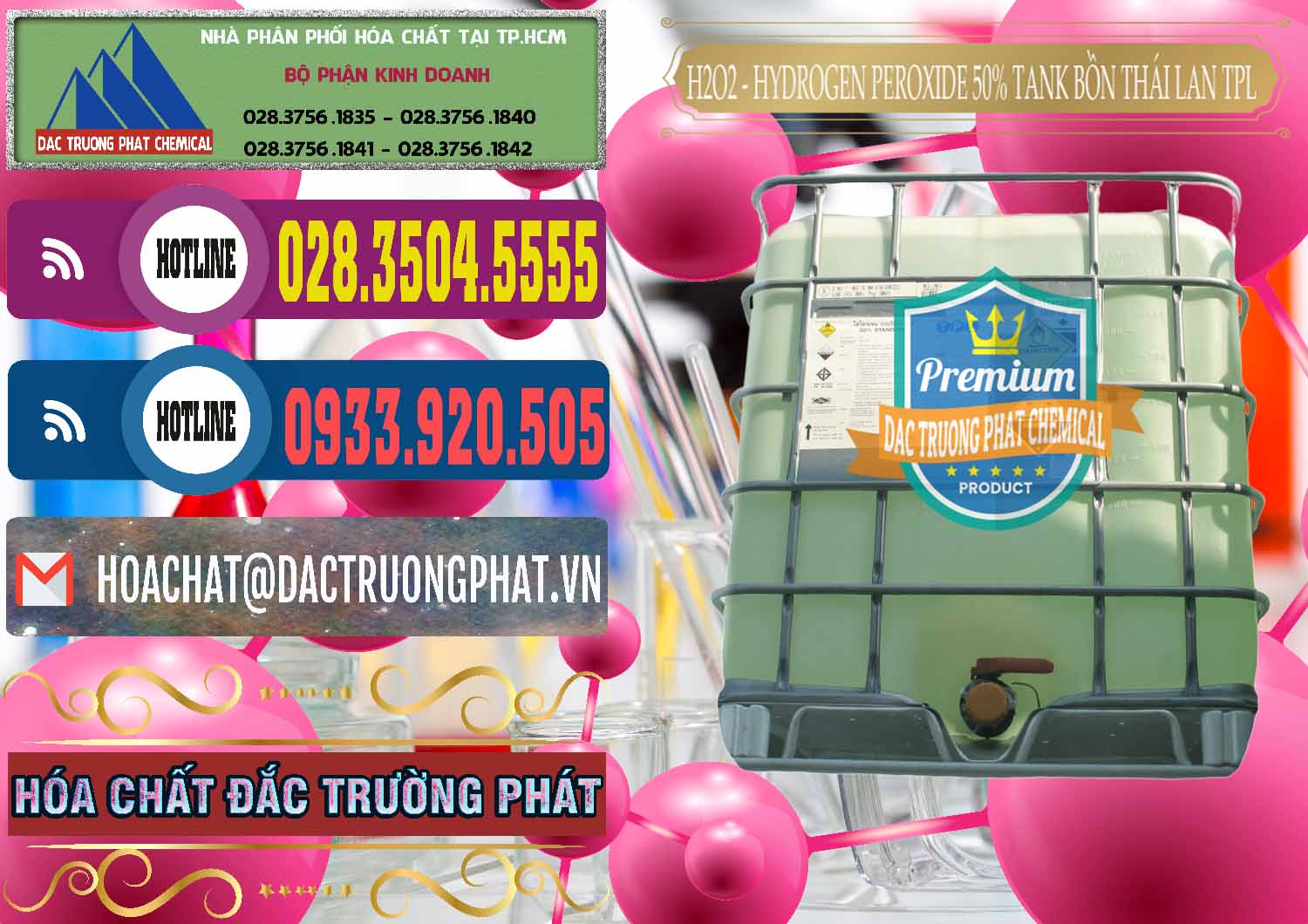 Đơn vị phân phối Œ bán H2O2 Lỏng Þ H2O2 50% Tank IBC Bồn Thái Lan TPL Đơn vị bán & cung ứng H2O2 - Hydrogen Peroxide 50% Tank IBC Bồn Thái Lan TPL - 0073 - Chuyên cung cấp và bán hóa chất tại TP.HCM - muabanhoachat.com.vn