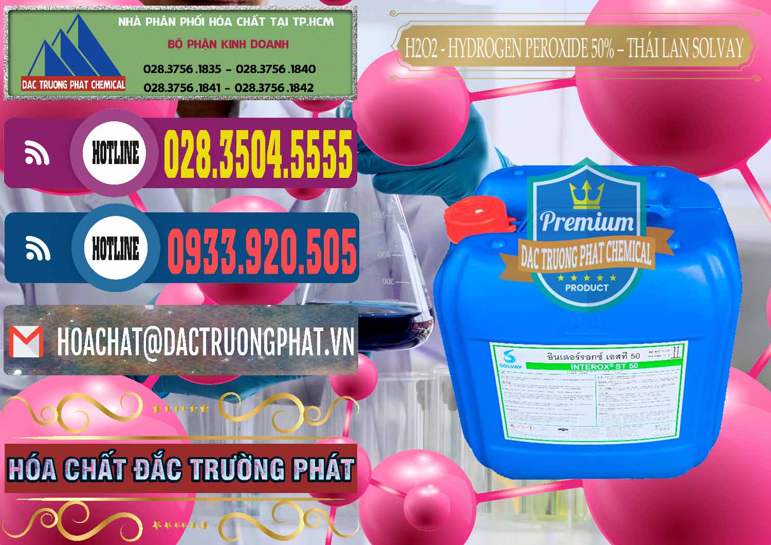 Chuyên cung ứng - bán H2O2 - Hydrogen Peroxide 50% Thái Lan Solvay - 0068 - Cung ứng - phân phối hóa chất tại TP.HCM - muabanhoachat.com.vn