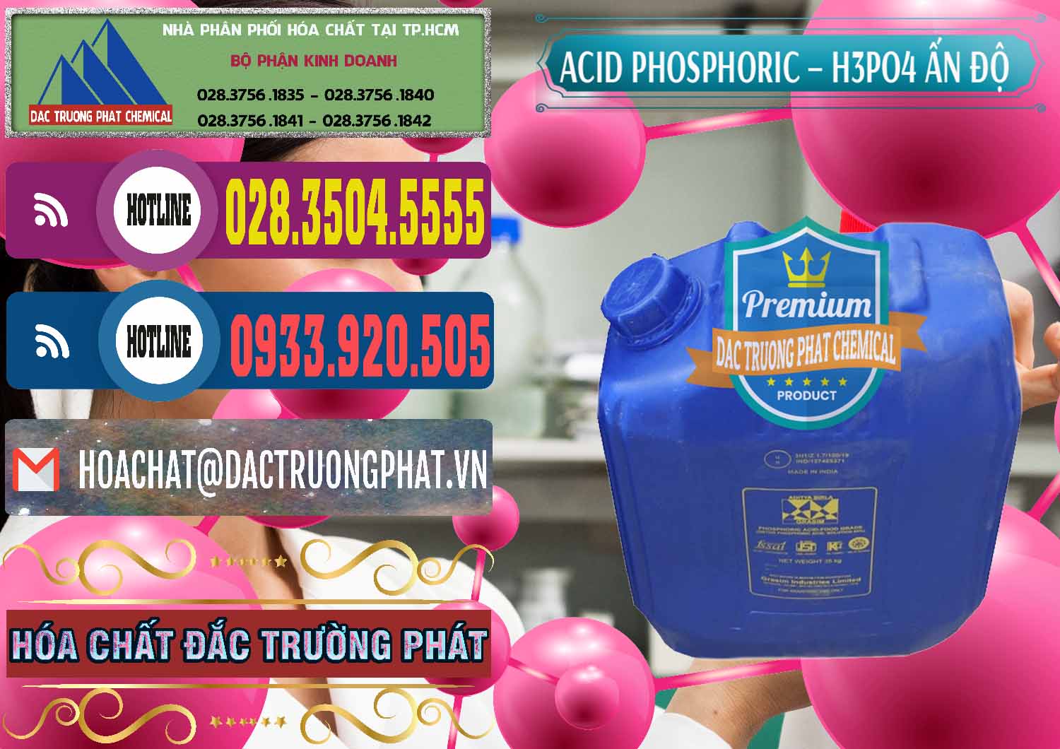Nơi cung ứng _ bán Axit Phosphoric H3PO4 85% Ấn Độ - 0350 - Chuyên cung cấp & kinh doanh hóa chất tại TP.HCM - muabanhoachat.com.vn