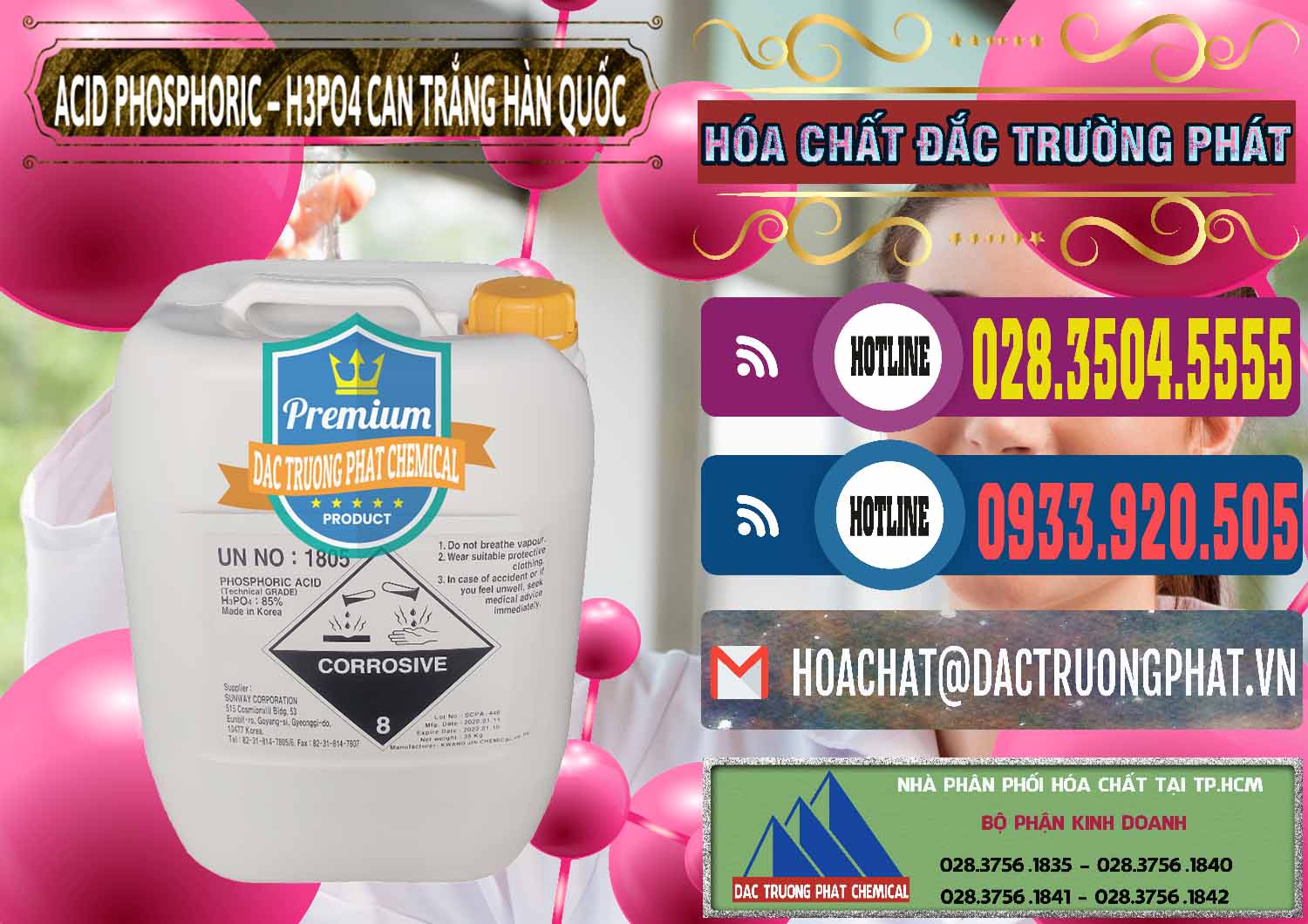 Đơn vị bán - cung cấp Acid Phosphoric - Axit Phosphoric H3PO4 Can Trắng Hàn Quốc Korea - 0017 - Đơn vị phân phối - bán hóa chất tại TP.HCM - muabanhoachat.com.vn