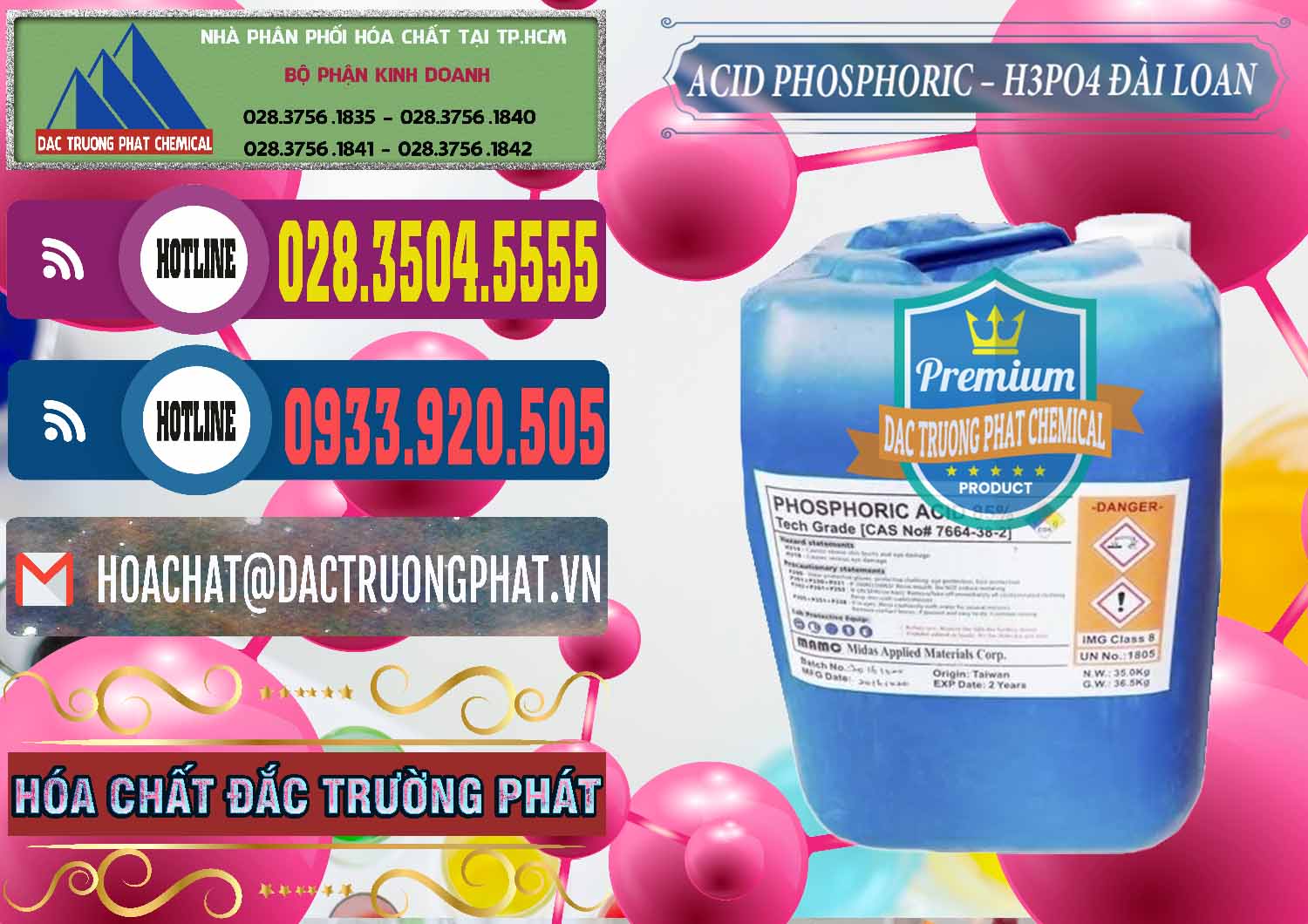 Nơi phân phối _ bán Axit Phosphoric - Acid Phosphoric H3PO4 85% Đài Loan Taiwan - 0351 - Đơn vị chuyên cung cấp và kinh doanh hóa chất tại TP.HCM - muabanhoachat.com.vn