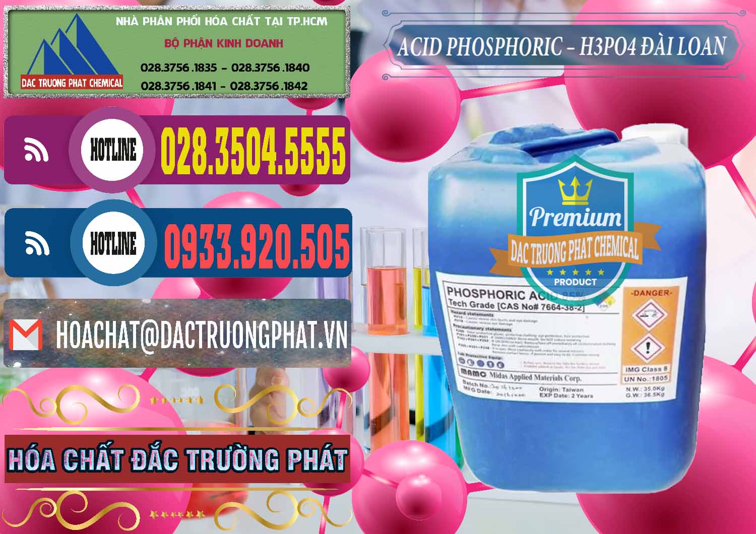 Bán và cung ứng Axit Phosphoric - Acid Phosphoric H3PO4 85% Đài Loan Taiwan - 0351 - Đơn vị chuyên bán ( cung cấp ) hóa chất tại TP.HCM - muabanhoachat.com.vn