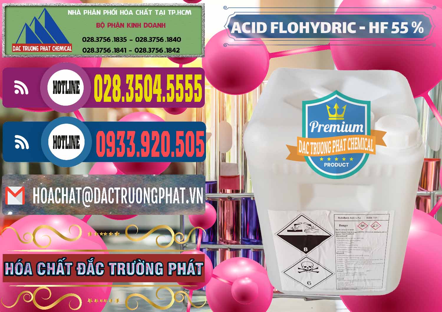 Đơn vị chuyên bán _ phân phối Axit HF - Acid HF 55% Can Trắng Trung Quốc China - 0079 - Công ty chuyên phân phối & nhập khẩu hóa chất tại TP.HCM - muabanhoachat.com.vn