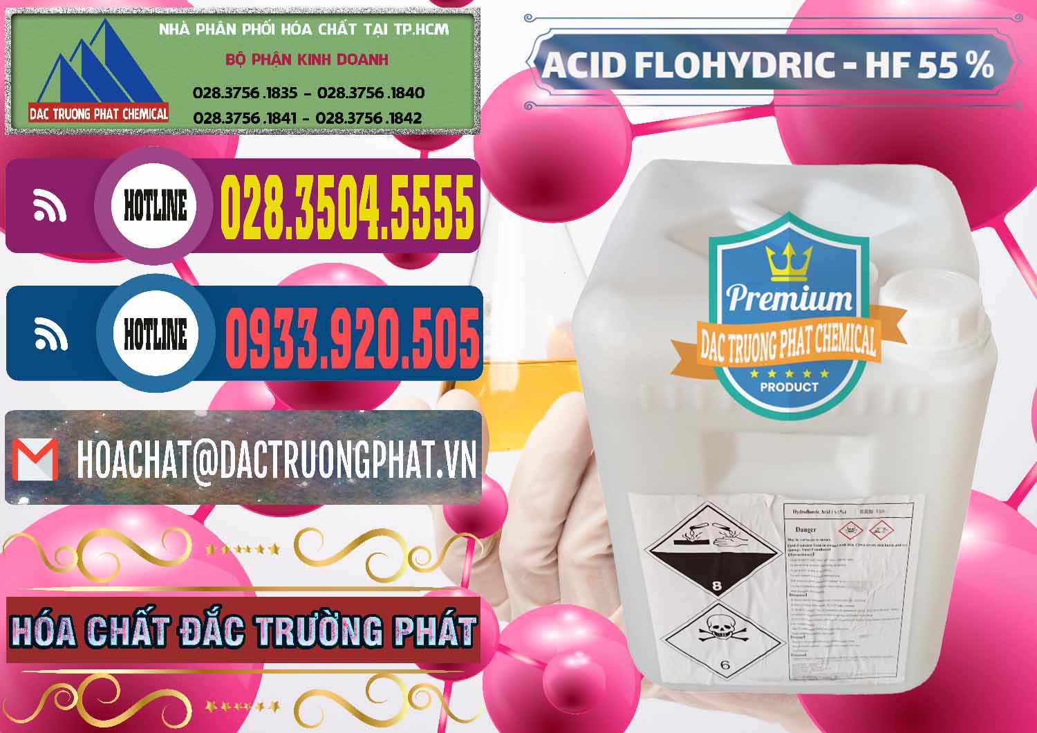 Cty cung cấp _ bán Axit HF - Acid HF 55% Can Trắng Trung Quốc China - 0079 - Công ty chuyên phân phối _ nhập khẩu hóa chất tại TP.HCM - muabanhoachat.com.vn
