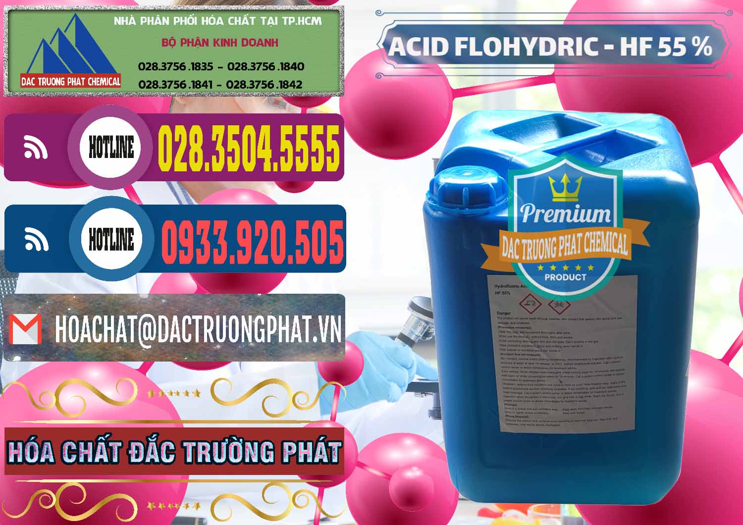 Cty chuyên bán & cung cấp Axit HF - Acid HF 55% Can Xanh Trung Quốc China - 0080 - Nơi phân phối _ cung cấp hóa chất tại TP.HCM - muabanhoachat.com.vn