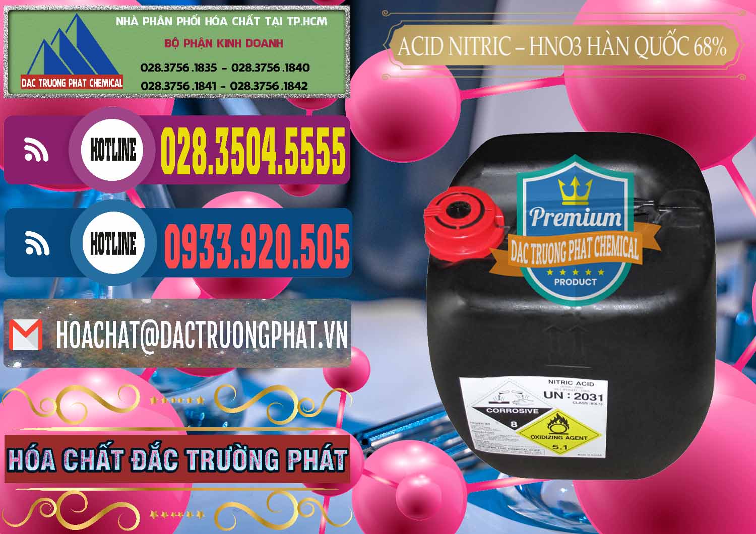 Chuyên bán _ phân phối Acid Nitric – Axit Nitric HNO3 68% Huchem Hàn Quốc Korea - 0030 - Chuyên cung cấp ( phân phối ) hóa chất tại TP.HCM - muabanhoachat.com.vn