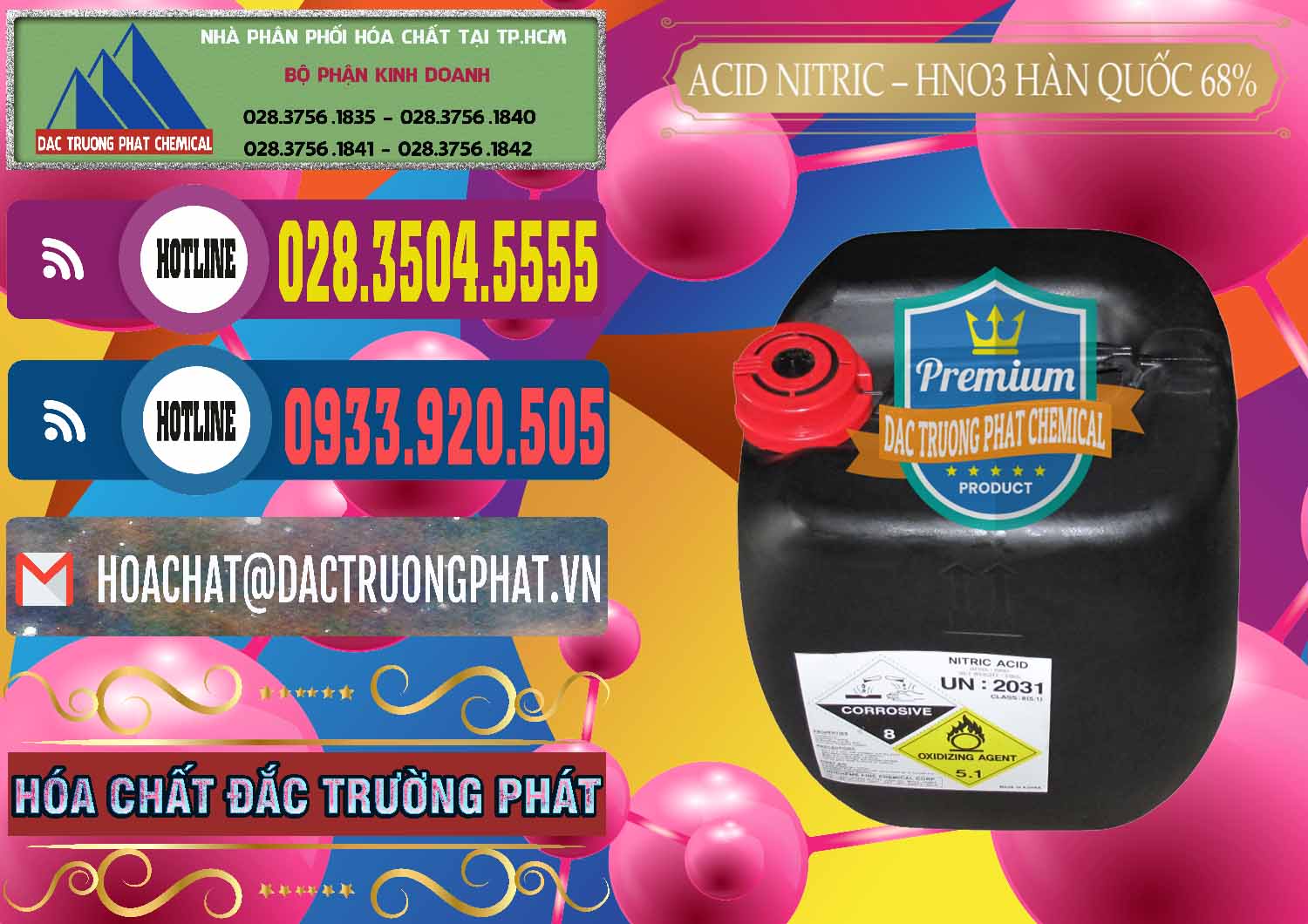 Nơi chuyên bán ( cung cấp ) Acid Nitric – Axit Nitric HNO3 68% Huchem Hàn Quốc Korea - 0030 - Đơn vị cung cấp _ bán hóa chất tại TP.HCM - muabanhoachat.com.vn