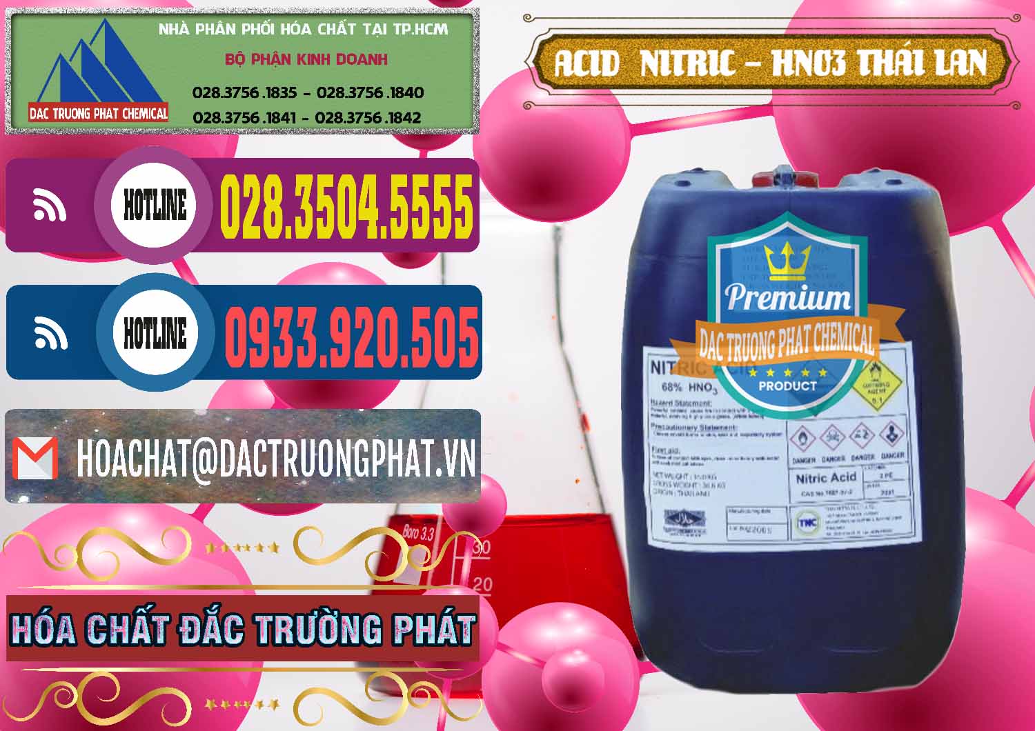 Chuyên bán và cung ứng Acid Nitric – Axit Nitric HNO3 Thái Lan Thailand - 0344 - Nơi phân phối và cung cấp hóa chất tại TP.HCM - muabanhoachat.com.vn