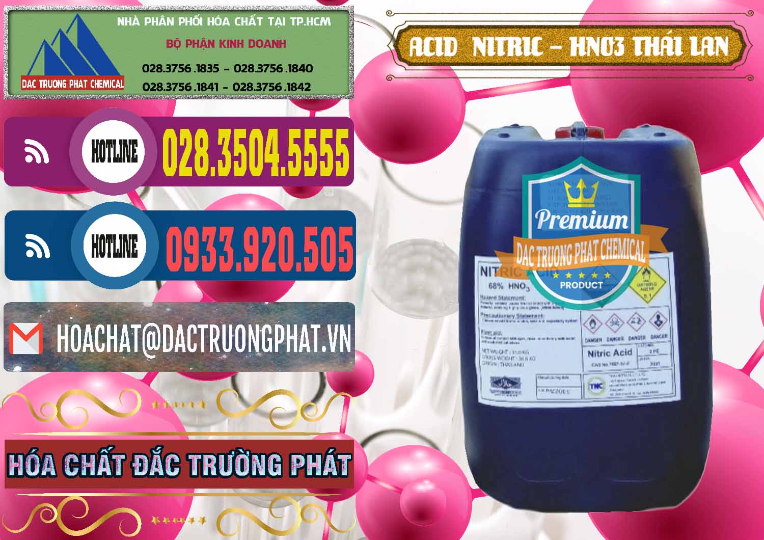 Đơn vị chuyên cung ứng & bán Acid Nitric – Axit Nitric HNO3 Thái Lan Thailand - 0344 - Chuyên cung cấp & kinh doanh hóa chất tại TP.HCM - muabanhoachat.com.vn