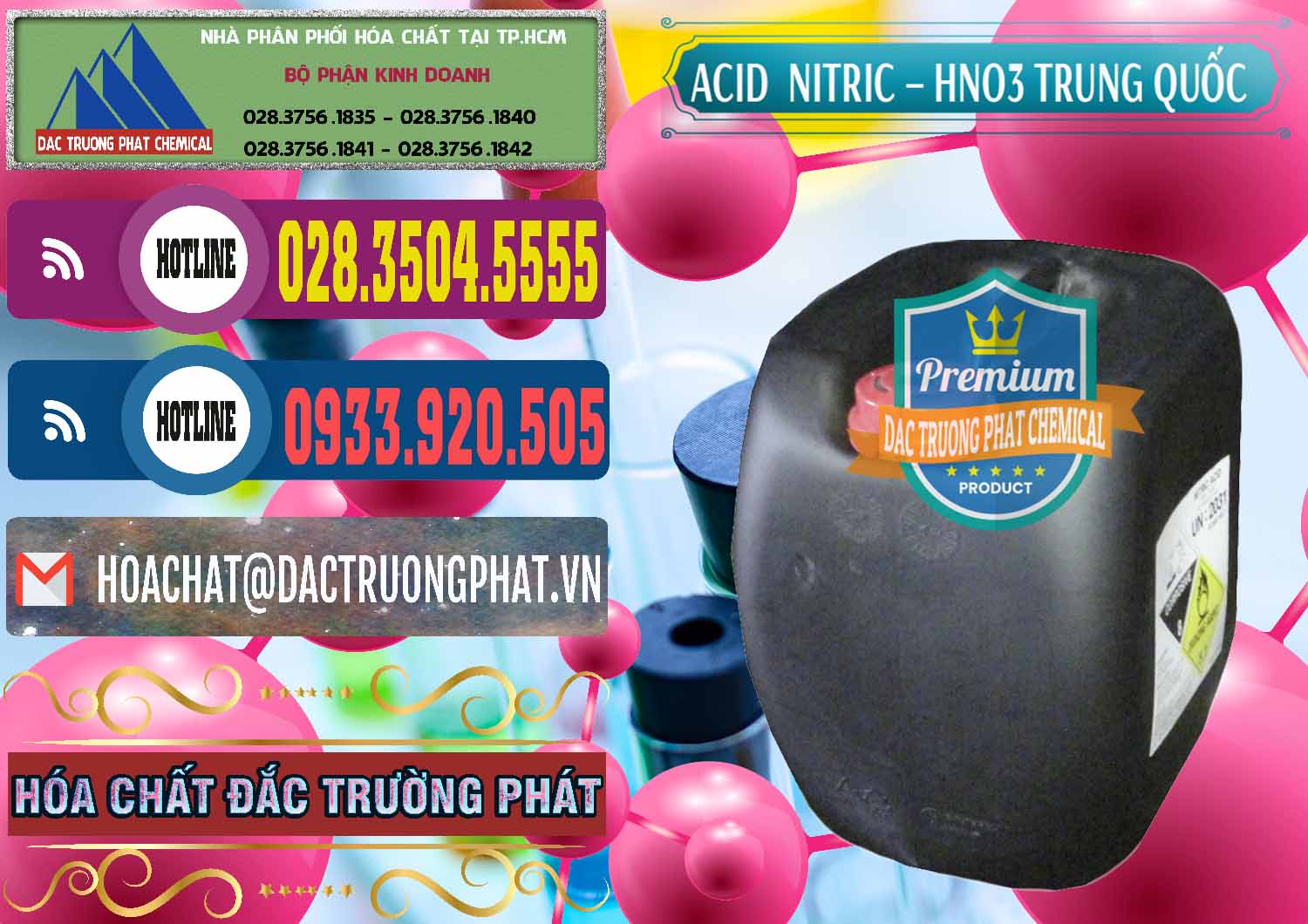 Nơi nhập khẩu - bán Acid Nitric – Axit Nitric HNO3 68% Trung Quốc China - 0343 - Cung cấp và phân phối hóa chất tại TP.HCM - muabanhoachat.com.vn