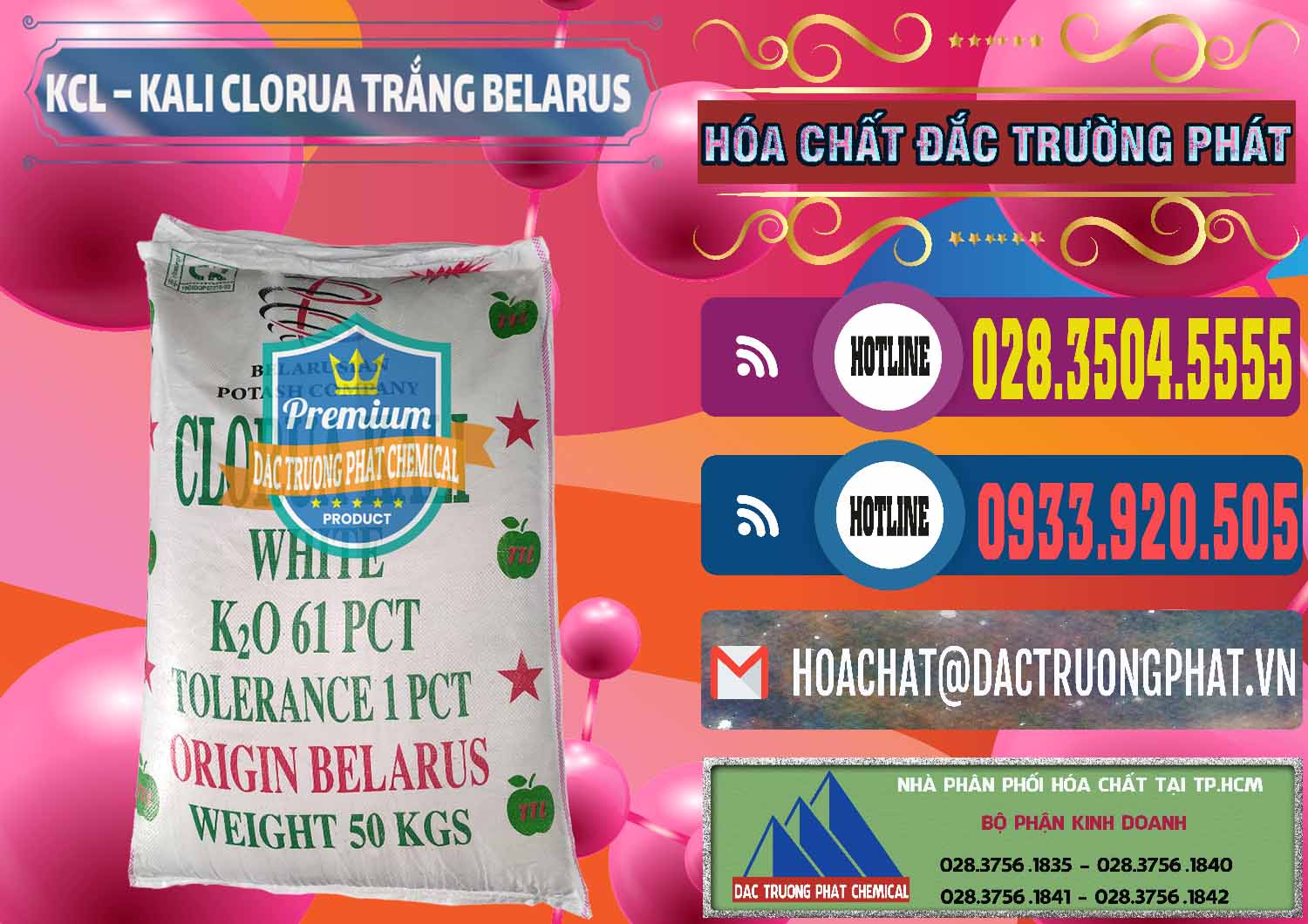 Nơi chuyên cung ứng ( bán ) KCL – Kali Clorua Trắng Belarus - 0085 - Nơi phân phối _ cung cấp hóa chất tại TP.HCM - muabanhoachat.com.vn