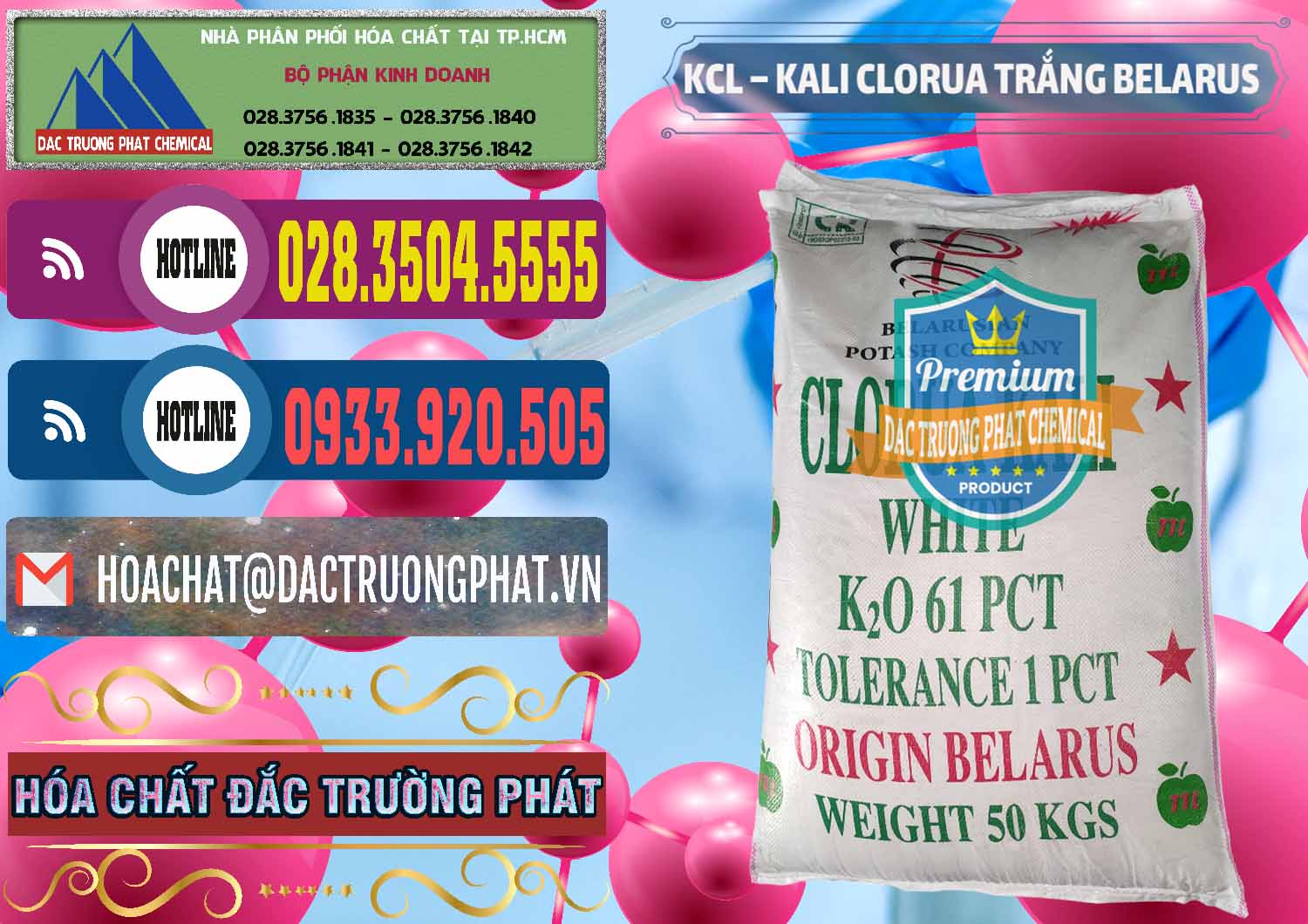 Đơn vị kinh doanh _ bán KCL – Kali Clorua Trắng Belarus - 0085 - Công ty chuyên kinh doanh và phân phối hóa chất tại TP.HCM - muabanhoachat.com.vn