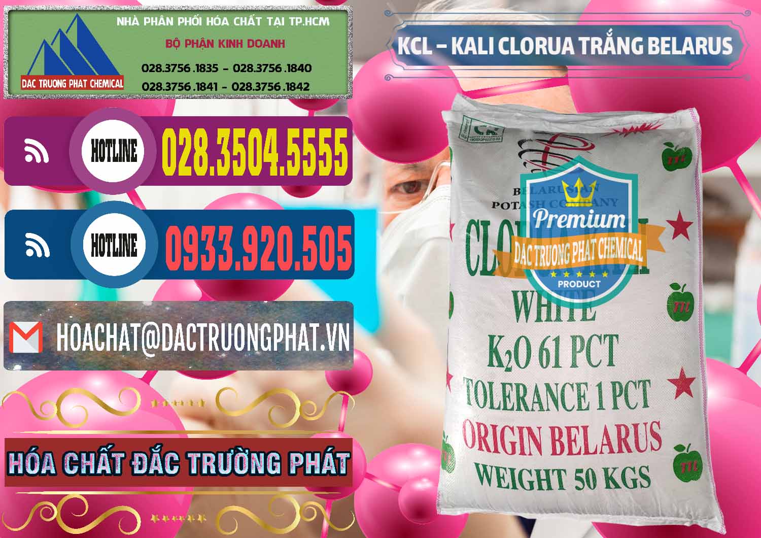 Đơn vị chuyên bán & cung cấp KCL – Kali Clorua Trắng Belarus - 0085 - Nơi chuyên cung ứng _ phân phối hóa chất tại TP.HCM - muabanhoachat.com.vn