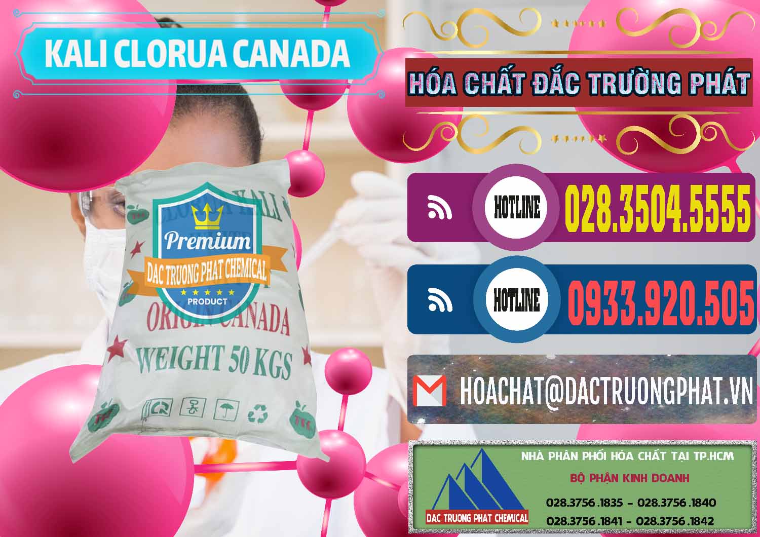 Nhà cung cấp - bán KCL – Kali Clorua Trắng Canada - 0437 - Công ty chuyên phân phối ( cung ứng ) hóa chất tại TP.HCM - muabanhoachat.com.vn
