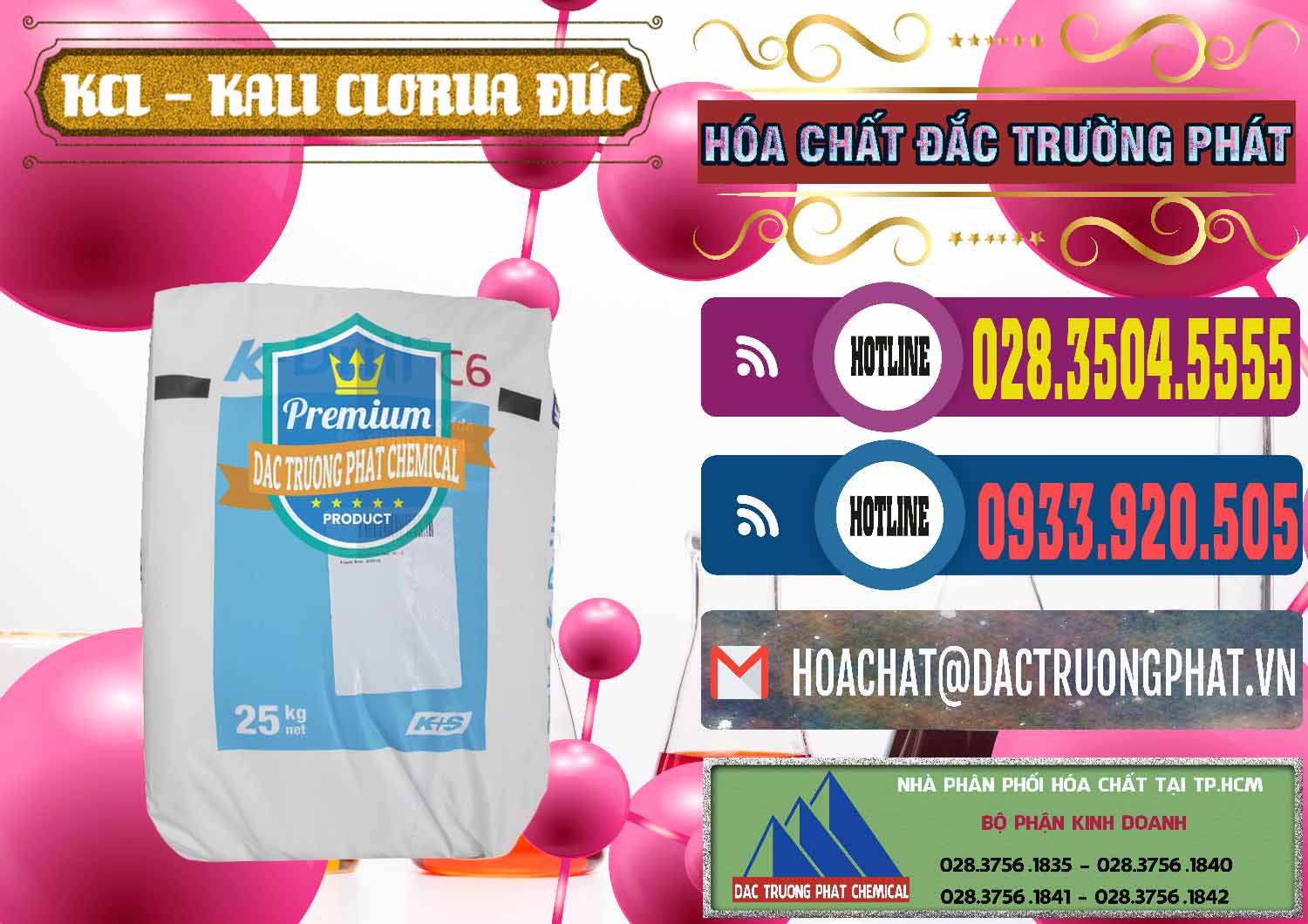 Nơi chuyên kinh doanh ( bán ) KCL – Kali Clorua Trắng K DRILL Đức Germany - 0428 - Kinh doanh _ cung cấp hóa chất tại TP.HCM - muabanhoachat.com.vn