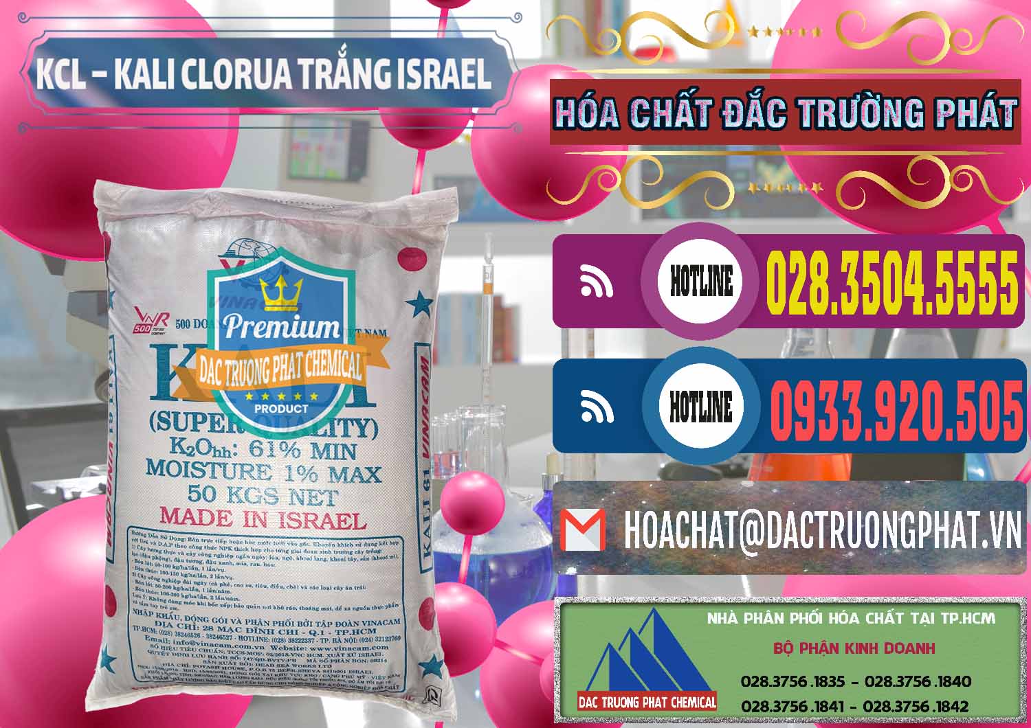 Cty chuyên bán và cung cấp KCL – Kali Clorua Trắng Israel - 0087 - Kinh doanh ( cung cấp ) hóa chất tại TP.HCM - muabanhoachat.com.vn