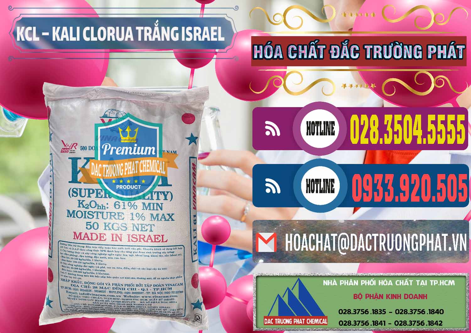 Nơi bán - cung cấp KCL – Kali Clorua Trắng Israel - 0087 - Nơi chuyên nhập khẩu ( cung cấp ) hóa chất tại TP.HCM - muabanhoachat.com.vn