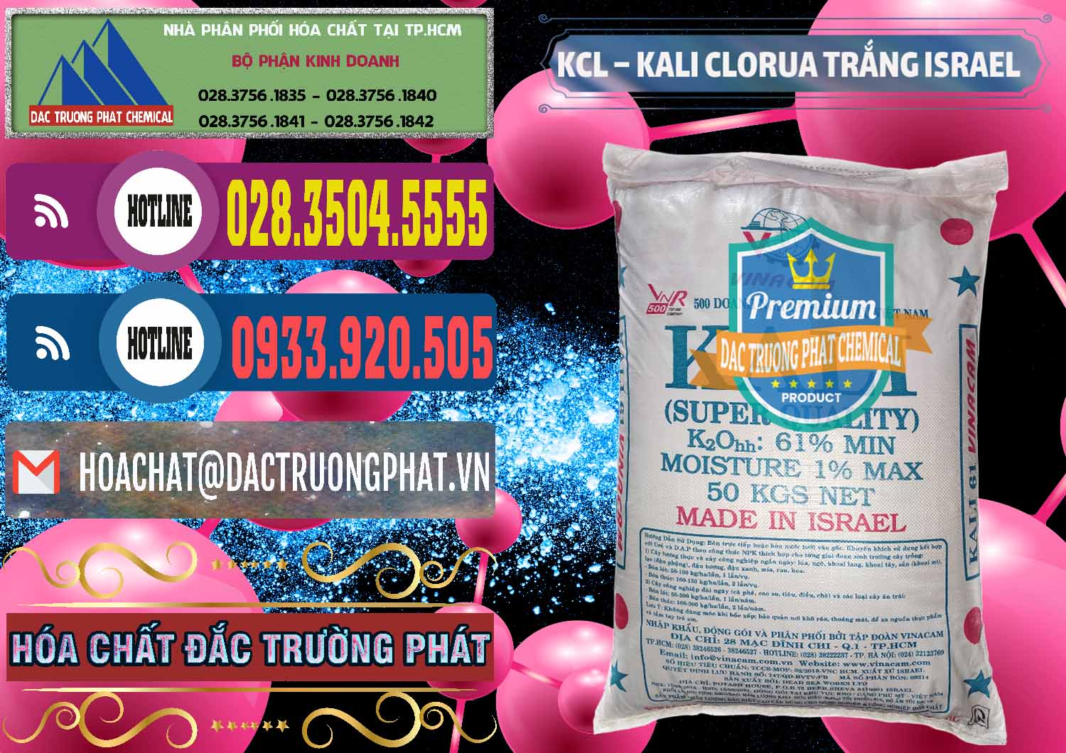 Cty chuyên cung cấp & bán KCL – Kali Clorua Trắng Israel - 0087 - Đơn vị chuyên bán - phân phối hóa chất tại TP.HCM - muabanhoachat.com.vn