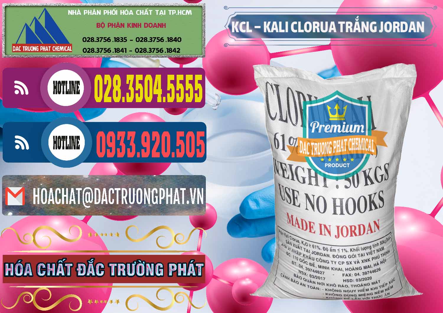 Công ty bán _ cung ứng KCL – Kali Clorua Trắng Jordan - 0088 - Đơn vị chuyên nhập khẩu và cung cấp hóa chất tại TP.HCM - muabanhoachat.com.vn