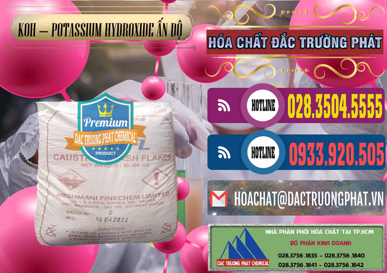 Cung cấp _ bán KOH ( 90%) – Potassium Hydroxide Ấn Độ India - 0352 - Cty chuyên bán - phân phối hóa chất tại TP.HCM - muabanhoachat.com.vn