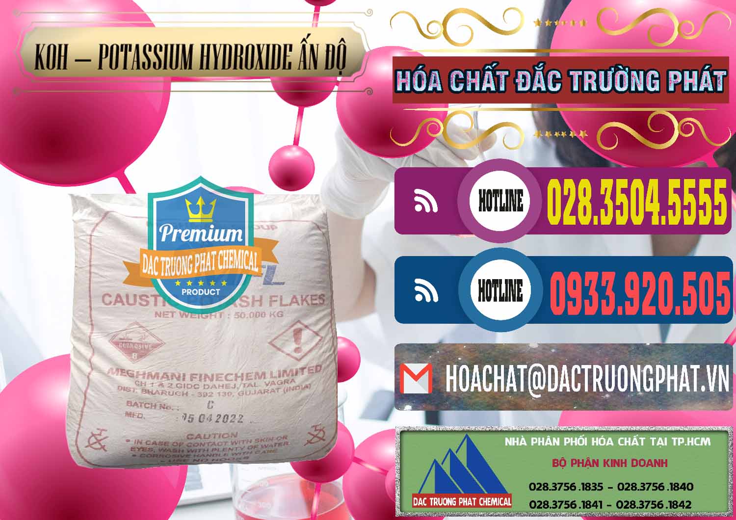 Công ty chuyên cung cấp - bán KOH ( 90%) – Potassium Hydroxide Ấn Độ India - 0352 - Cty phân phối & bán hóa chất tại TP.HCM - muabanhoachat.com.vn