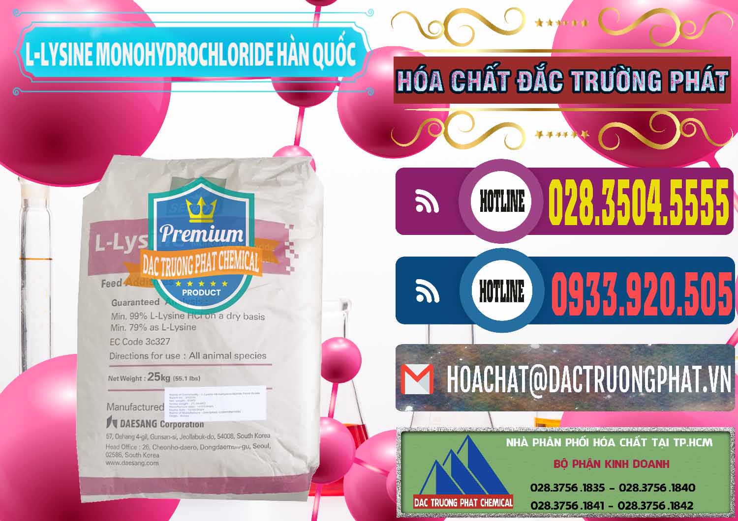 Nơi cung cấp ( bán ) L-Lysine Monohydrochloride Feed Grade Sewon Hàn Quốc Korea - 0302 - Chuyên phân phối và bán hóa chất tại TP.HCM - muabanhoachat.com.vn