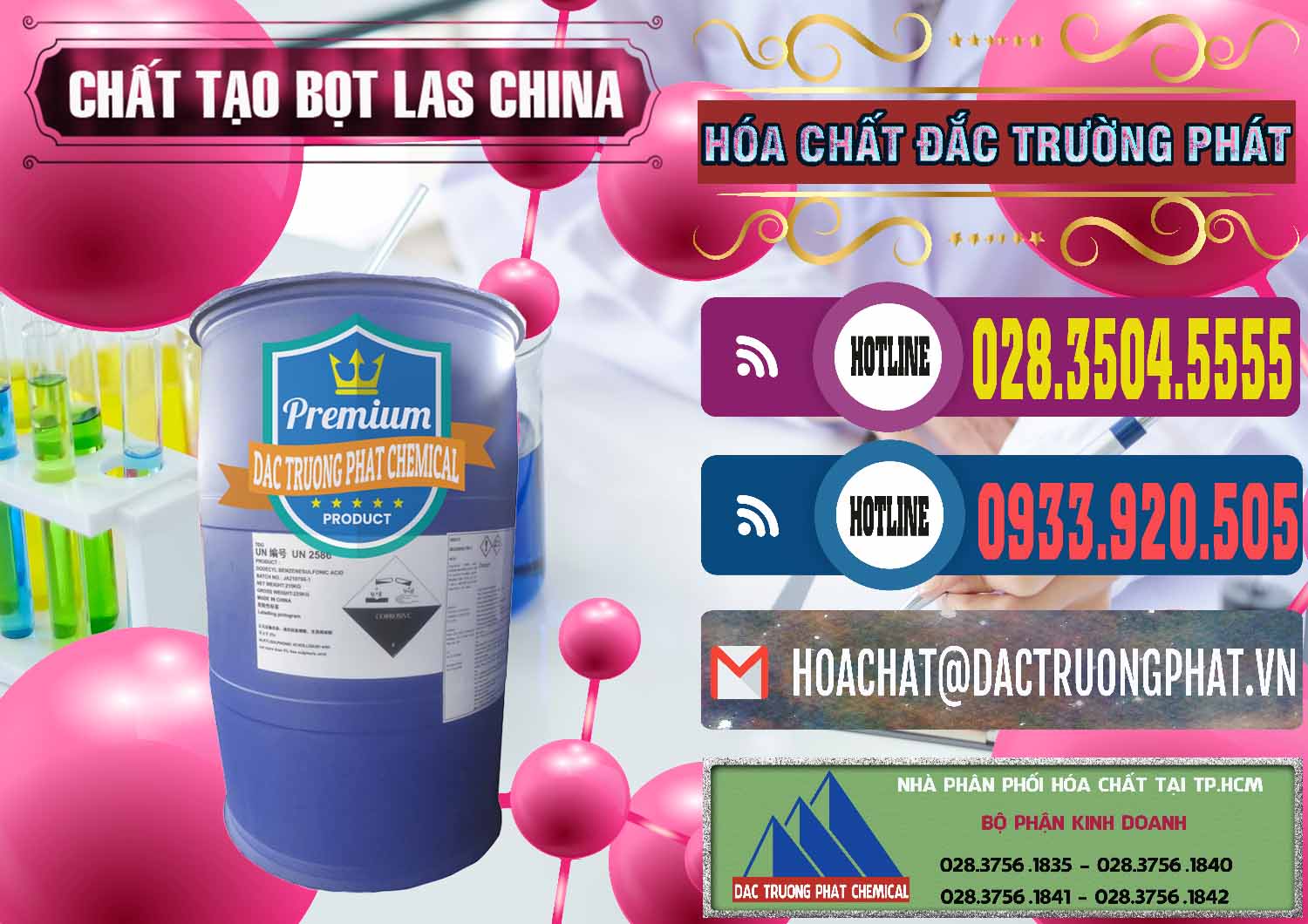 Đơn vị chuyên bán _ phân phối Chất tạo bọt Las Trung Quốc China - 0451 - Công ty chuyên nhập khẩu ( cung cấp ) hóa chất tại TP.HCM - muabanhoachat.com.vn