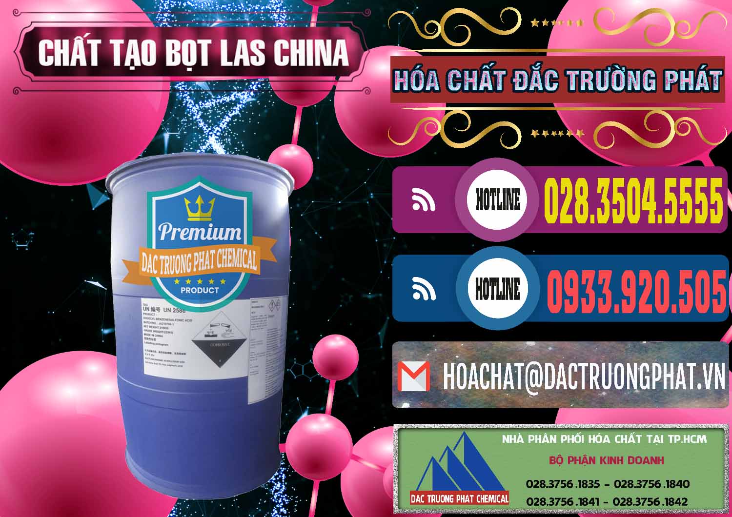 Đơn vị chuyên kinh doanh và bán Chất tạo bọt Las Trung Quốc China - 0451 - Cty chuyên kinh doanh và phân phối hóa chất tại TP.HCM - muabanhoachat.com.vn