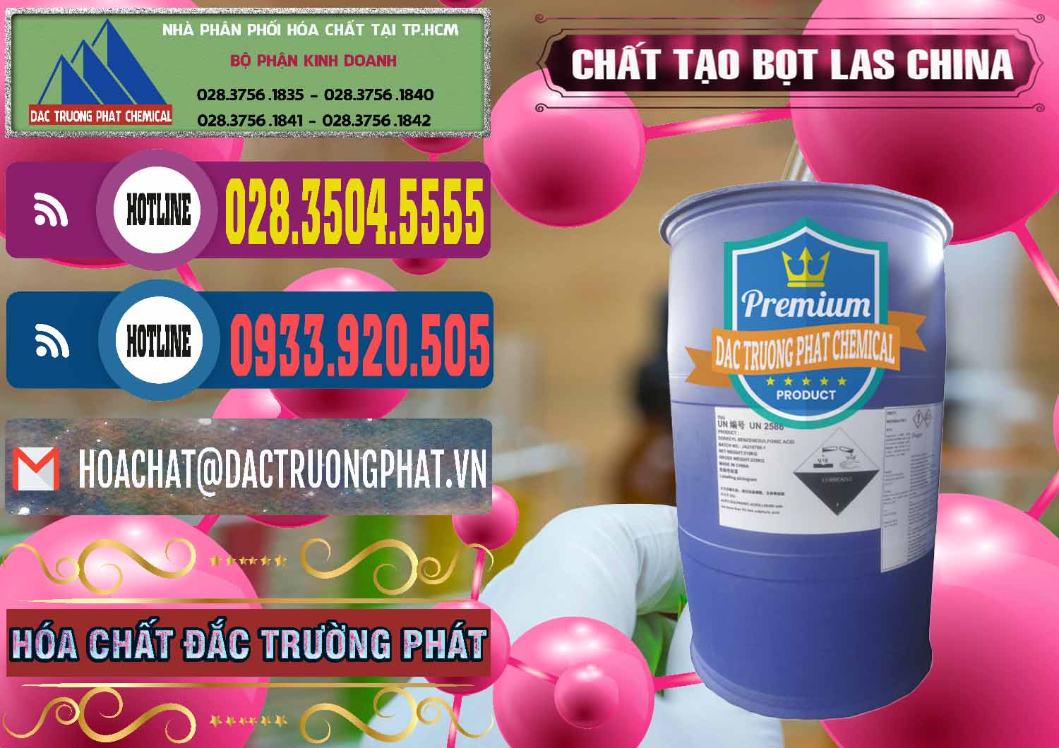 Nơi chuyên bán và phân phối Chất tạo bọt Las Trung Quốc China - 0451 - Nhà cung cấp _ kinh doanh hóa chất tại TP.HCM - muabanhoachat.com.vn