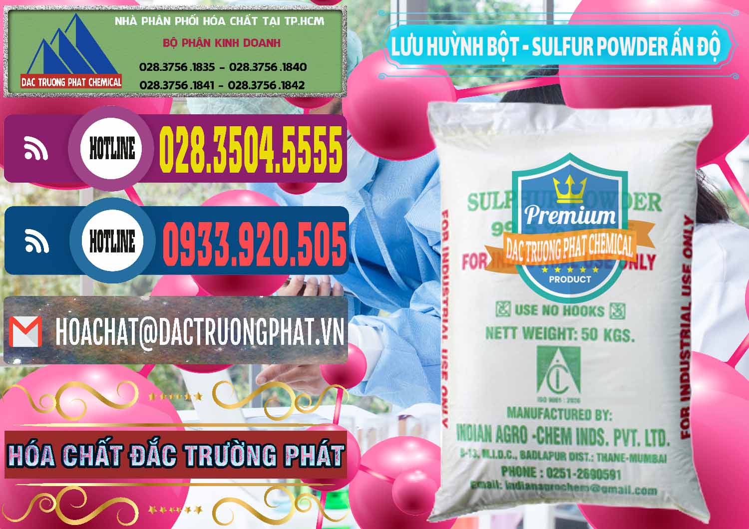 Nhà cung ứng _ bán Lưu huỳnh Bột - Sulfur Powder Ấn Độ India - 0347 - Công ty chuyên phân phối - nhập khẩu hóa chất tại TP.HCM - muabanhoachat.com.vn