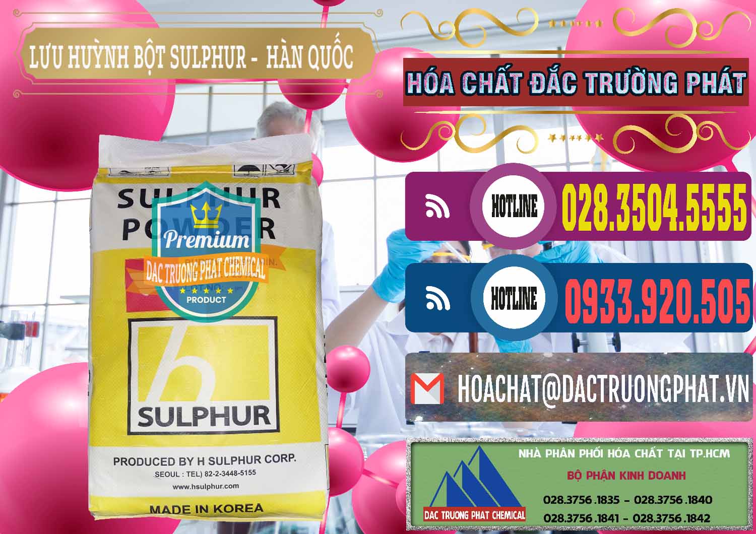 Công ty chuyên nhập khẩu và bán Lưu huỳnh Bột - Sulfur Powder ( H Sulfur ) Hàn Quốc Korea - 0199 - Công ty chuyên phân phối ( cung ứng ) hóa chất tại TP.HCM - muabanhoachat.com.vn