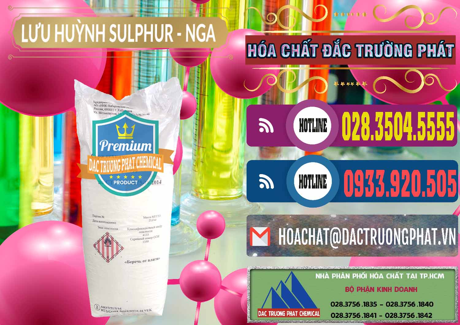 Công ty chuyên cung ứng ( bán ) Lưu huỳnh Hạt - Sulfur Nga Russia - 0200 - Cty chuyên kinh doanh & cung cấp hóa chất tại TP.HCM - muabanhoachat.com.vn
