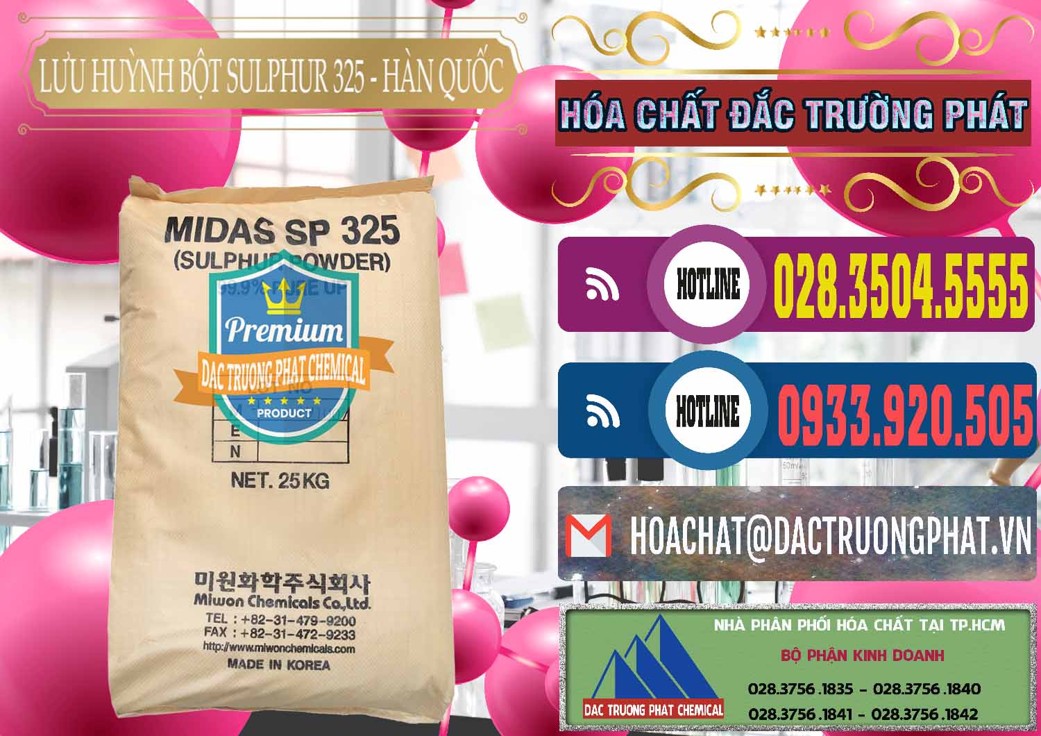 Công ty cung ứng ( bán ) Lưu huỳnh Bột - Sulfur Powder Midas SP 325 Hàn Quốc Korea - 0198 - Cty cung cấp ( phân phối ) hóa chất tại TP.HCM - muabanhoachat.com.vn