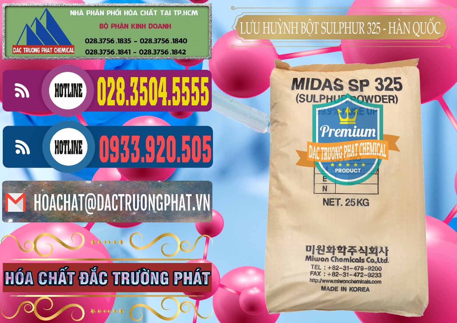 Công ty bán _ cung ứng Lưu huỳnh Bột - Sulfur Powder Midas SP 325 Hàn Quốc Korea - 0198 - Nhà nhập khẩu _ phân phối hóa chất tại TP.HCM - muabanhoachat.com.vn