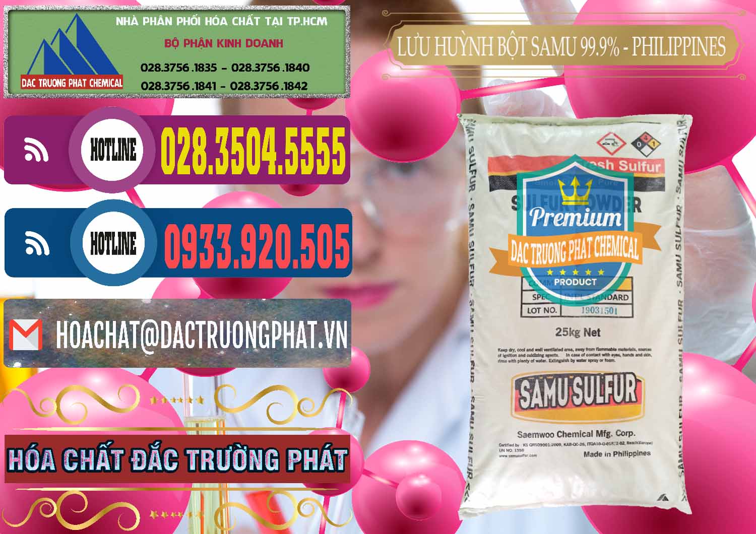 Cty chuyên cung cấp - bán Lưu huỳnh Bột - Sulfur Powder Samu Philippines - 0201 - Công ty chuyên cung ứng _ phân phối hóa chất tại TP.HCM - muabanhoachat.com.vn