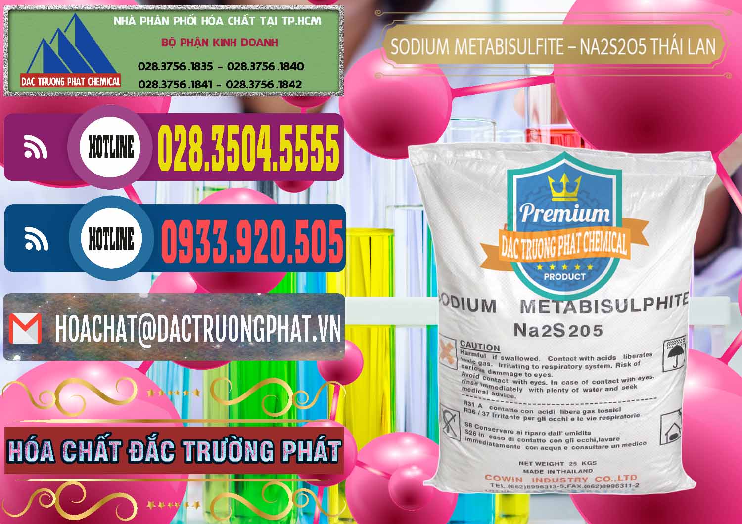 Cty phân phối ( bán ) Sodium Metabisulfite - NA2S2O5 Thái Lan Cowin - 0145 - Công ty cung cấp & kinh doanh hóa chất tại TP.HCM - muabanhoachat.com.vn