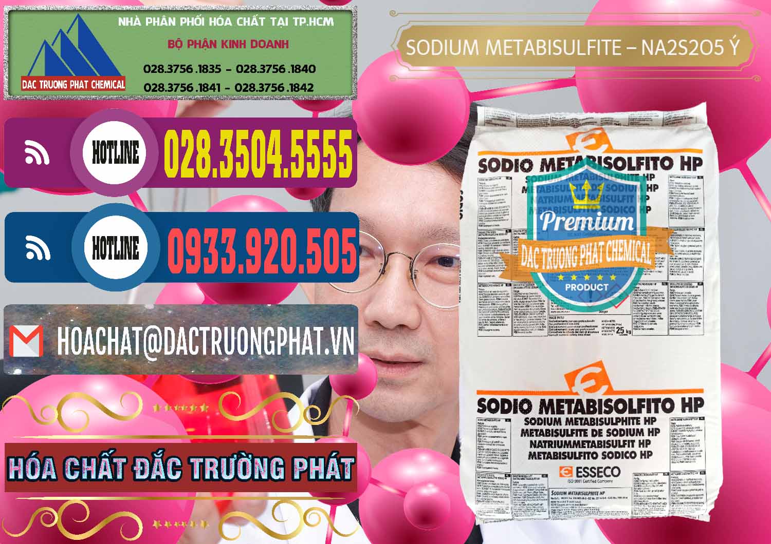 Cty chuyên bán _ cung ứng Sodium Metabisulfite - NA2S2O5 Food Grade Esseco Ý Italy - 0146 - Công ty chuyên phân phối & bán hóa chất tại TP.HCM - muabanhoachat.com.vn