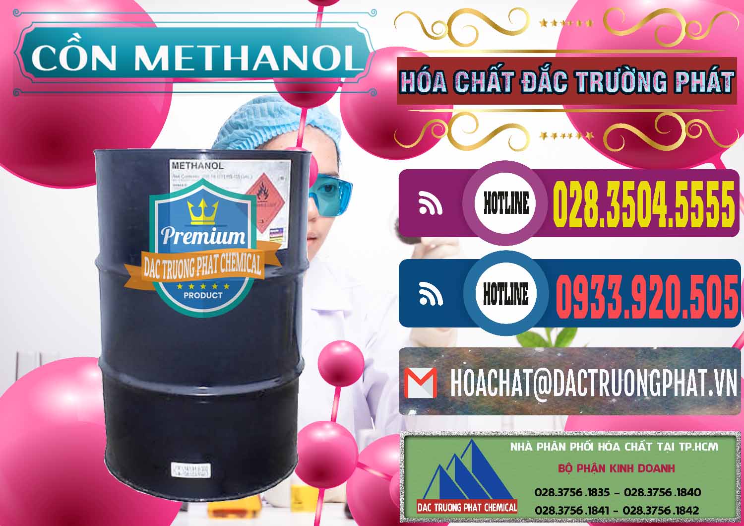 Đơn vị chuyên bán và phân phối Cồn Methanol - Methyl Alcohol Mã Lai Malaysia - 0331 - Bán & cung cấp hóa chất tại TP.HCM - muabanhoachat.com.vn