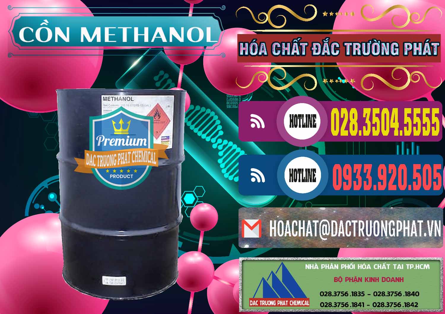 Đơn vị chuyên phân phối và bán Cồn Methanol - Methyl Alcohol Mã Lai Malaysia - 0331 - Đơn vị phân phối - bán hóa chất tại TP.HCM - muabanhoachat.com.vn