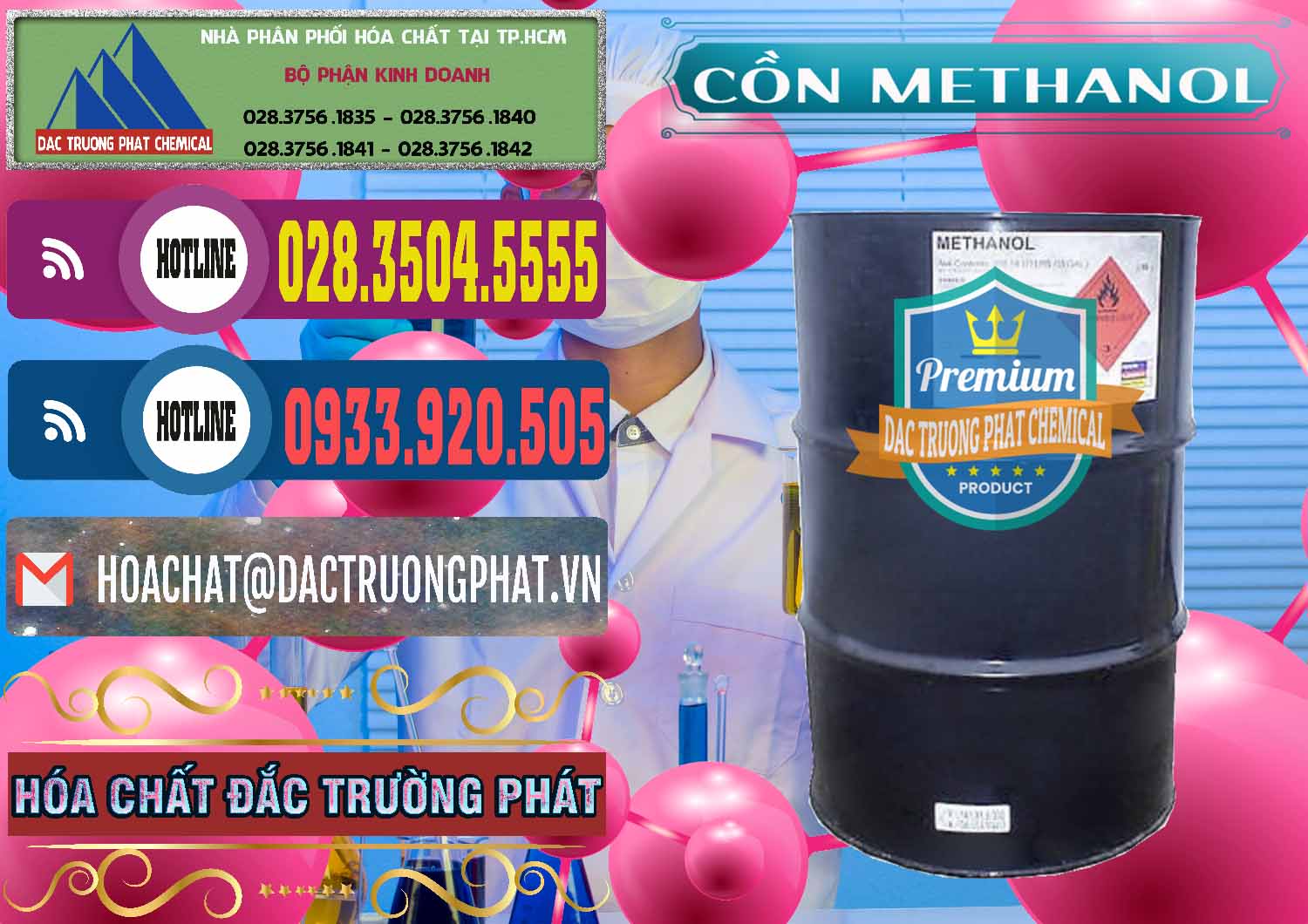 Chuyên nhập khẩu _ bán Cồn Methanol - Methyl Alcohol Mã Lai Malaysia - 0331 - Đơn vị phân phối & cung cấp hóa chất tại TP.HCM - muabanhoachat.com.vn